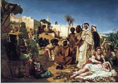 unknow artist Arab or Arabic people and life. Orientalism oil paintings 601